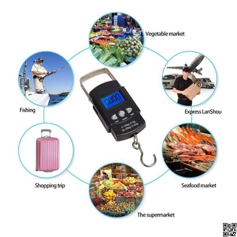 Digital Hanging Weight Scale : 10g to 50 kg - Image 3